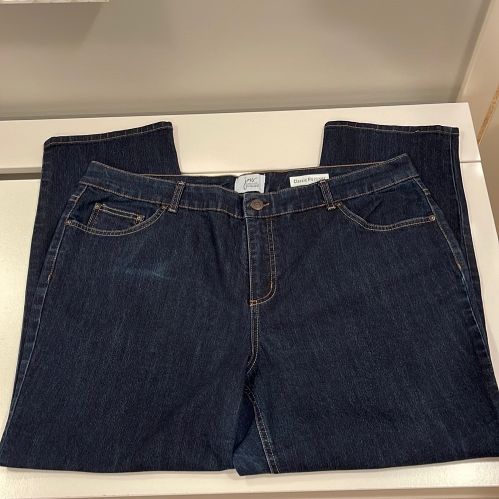 Just My Size by Hanes women’s dark wash plus size jeans size 22 petite